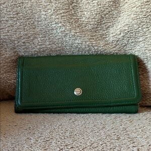 Lodis Green Leather Wallet